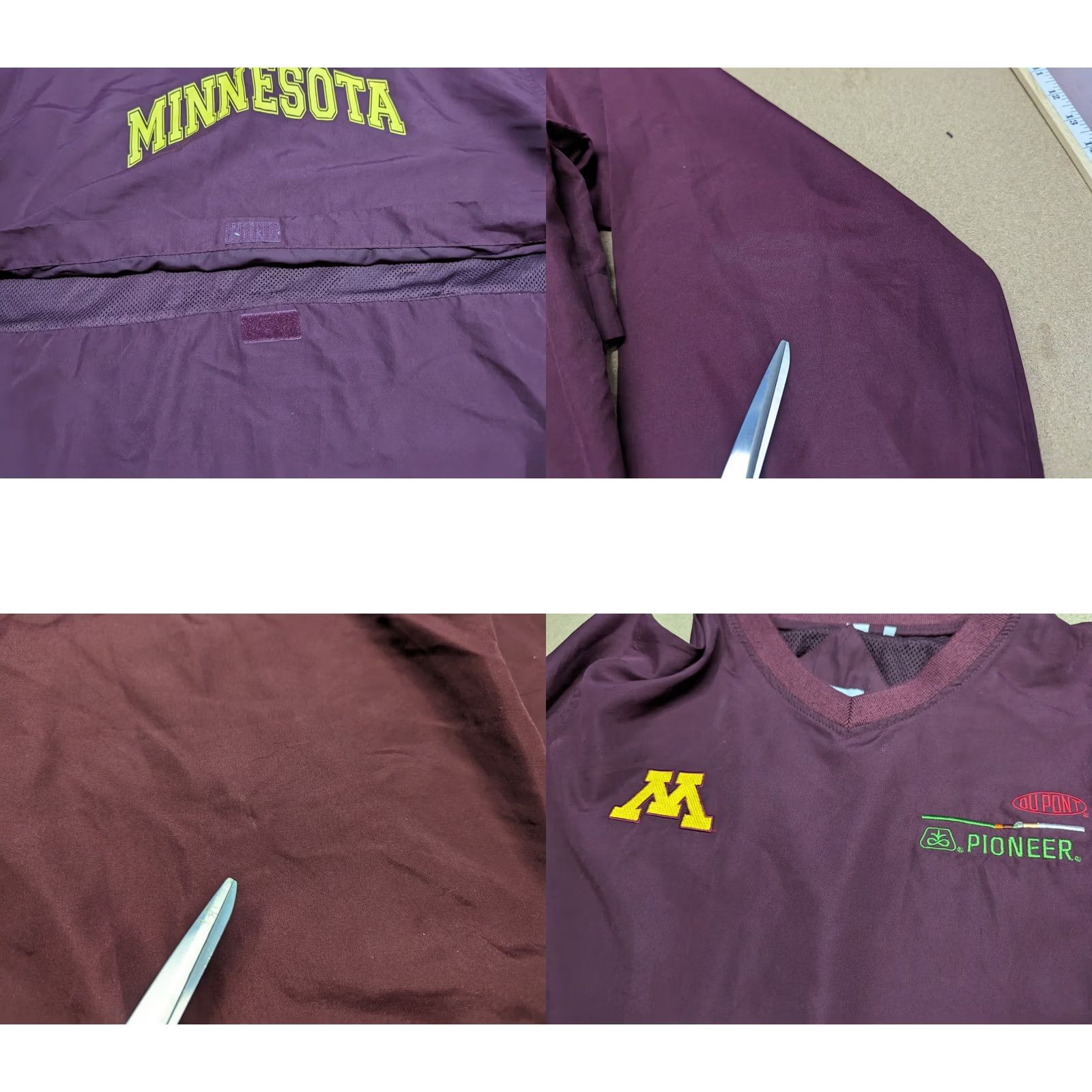Vintage VINTAGE Minnesota Golden Gophers Mens 2XT Vantage Sweatshirt Pullover Long Sleeve Red Moisture Wicking Logo Size US XXL / EU 58 / 5 - 8 Thumbnail