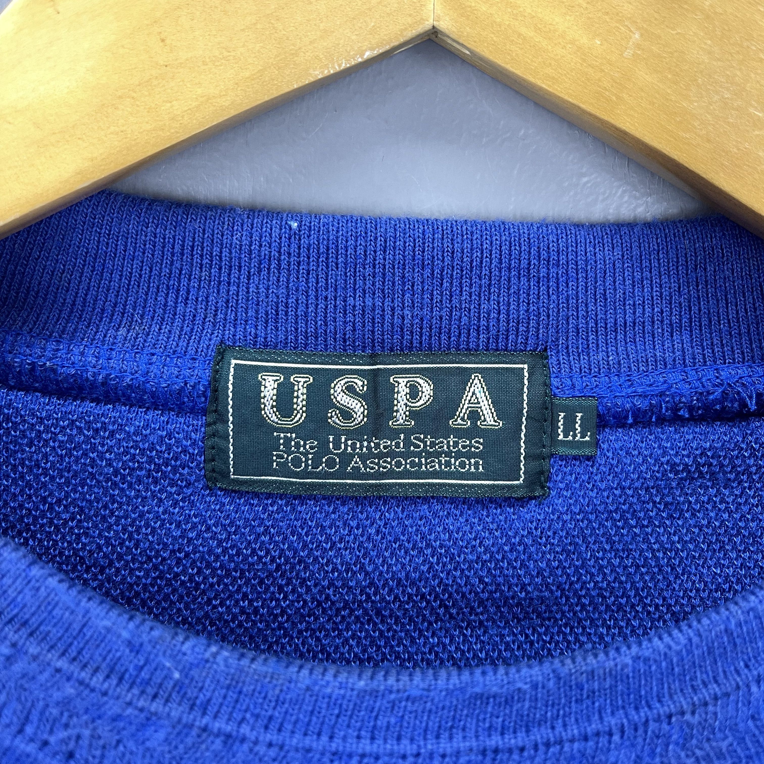 U.S. Polo Assn. Vintage USPA Made In Japan Crew Neck Sweatshirt #1365/AV Size US L / EU 52-54 / 3 - 5 Thumbnail