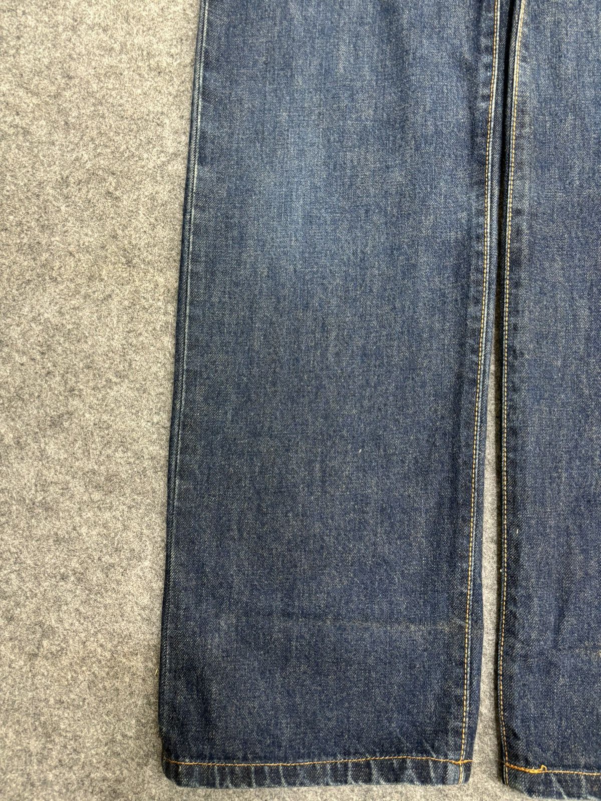 Japanese Brand 💥90s Wide Style💥Vintage Edwin 505 Selvedge Wide Denim F576 Size US 27 - 8 Thumbnail
