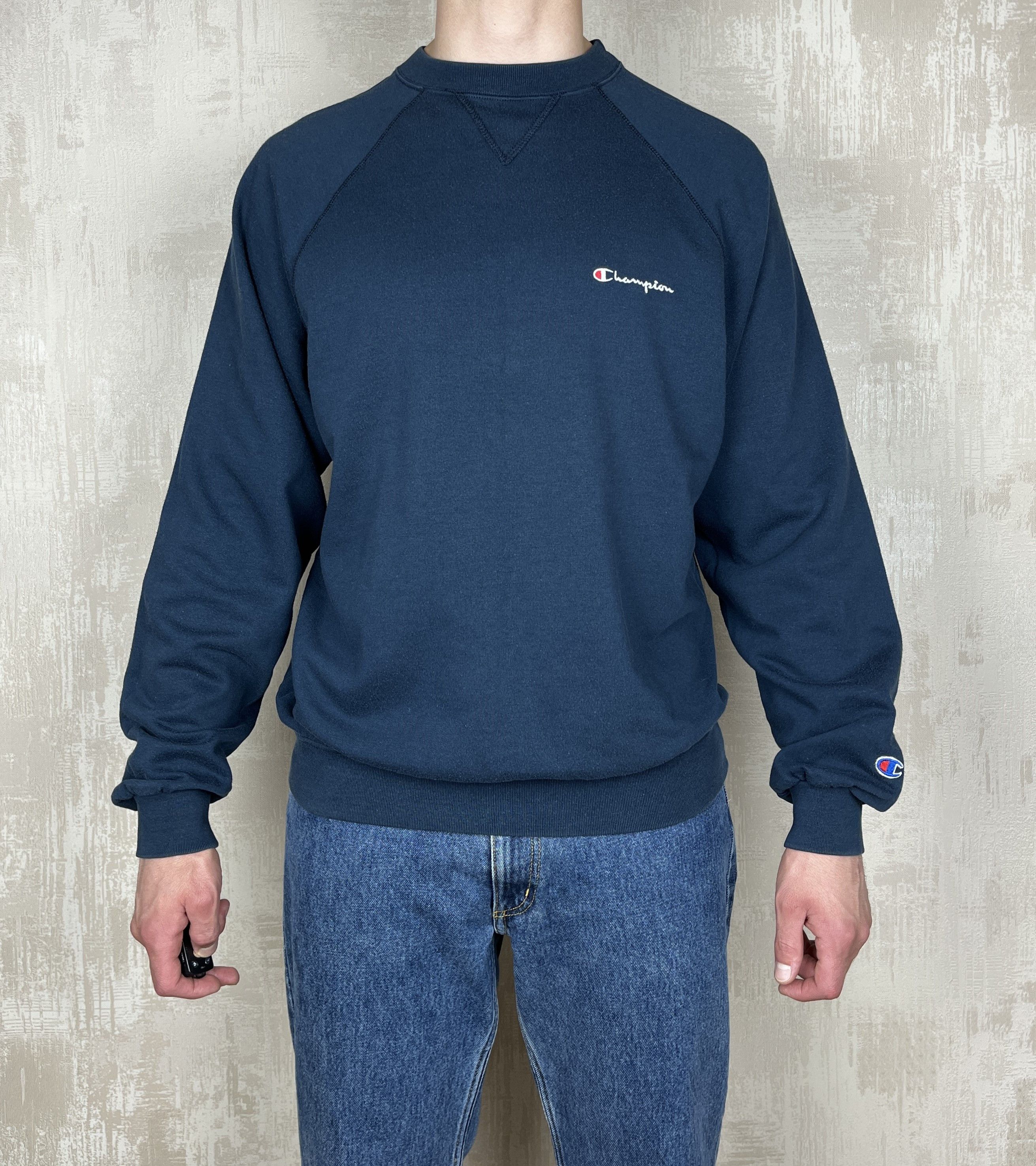 Champion × Vintage Vintage Champion Crew Neck Sweatshirt Size US XL / EU 56 / 4 - 1 Thumbnail