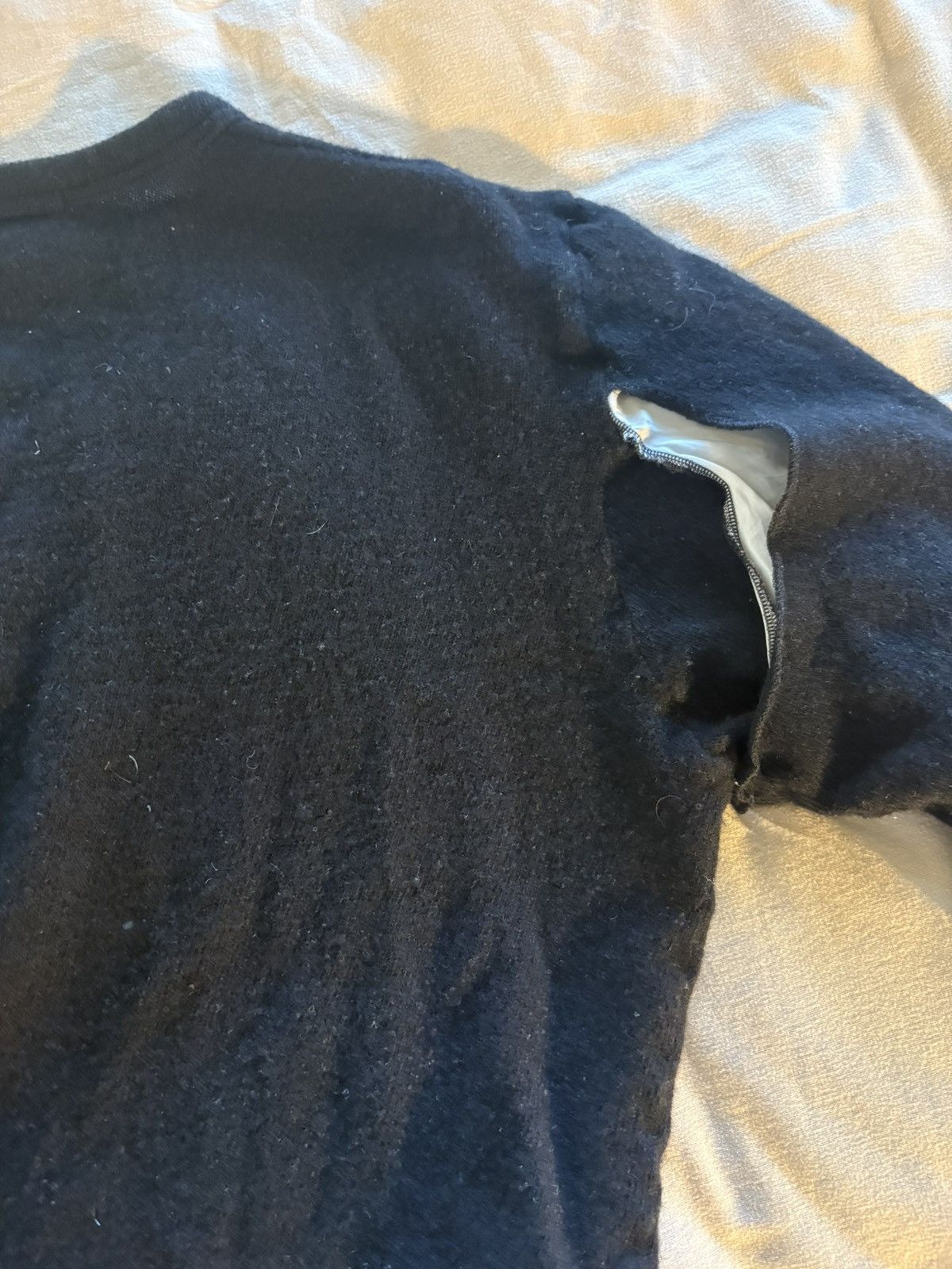 Comme des Garcons Homme Plus Comme des Garçons Black Layered Sweater Size US L / EU 52-54 / 3 - 7 Thumbnail