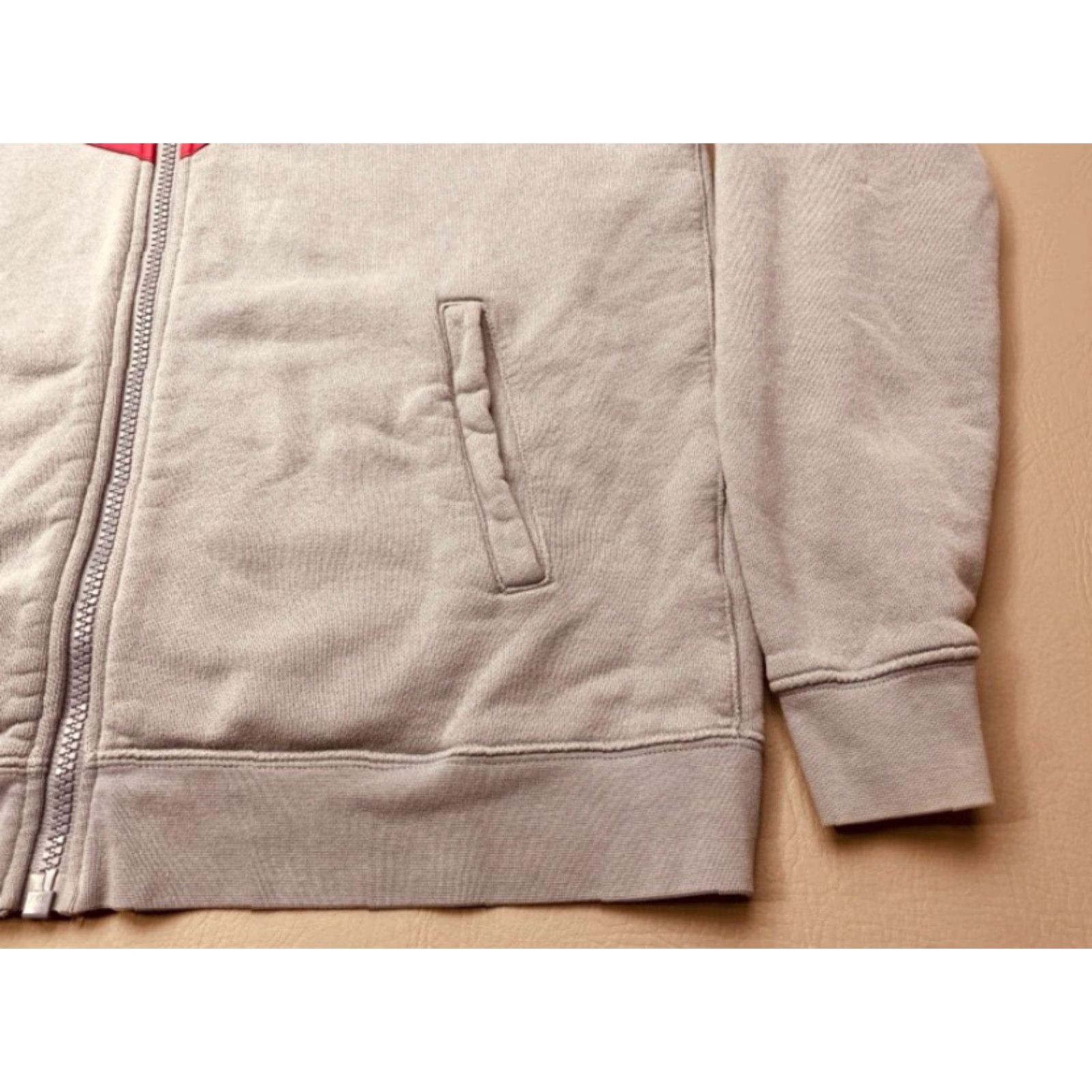 Nike VINTAGE Nike Windrunner Hoodie Jacket Men L Maroon Gray Fleece Mix Full Zip 8296 Size US L / EU 52-54 / 3 - 4 Thumbnail