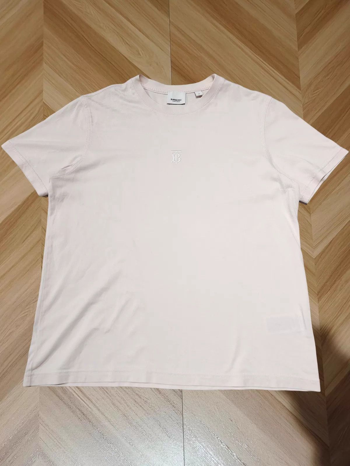 Burberry Burberry Pink Embroidered Logo M 99 New Size M / US 6-8 / IT 42-44 - 1 Thumbnail