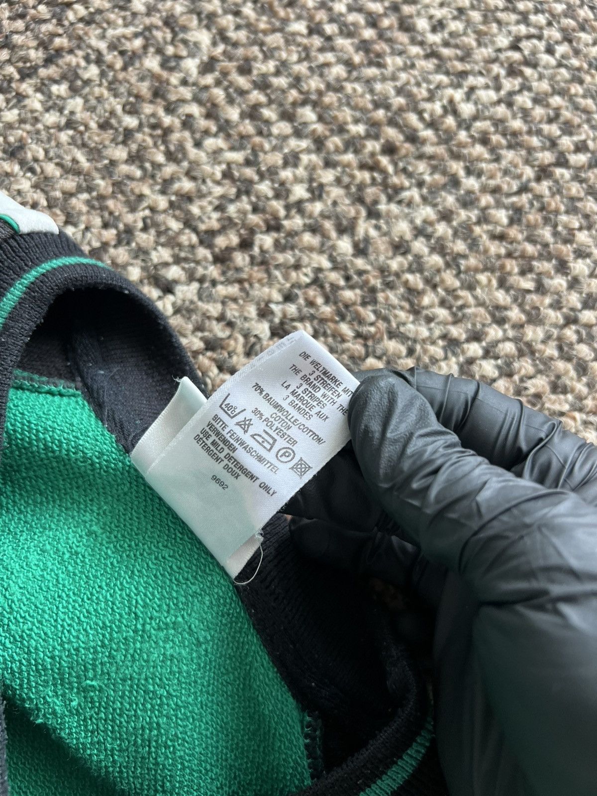 Adidas Adidas Rare Archive Panel Crewneck Y2K Vintage Green Black Size US XL / EU 56 / 4 - 10 Thumbnail