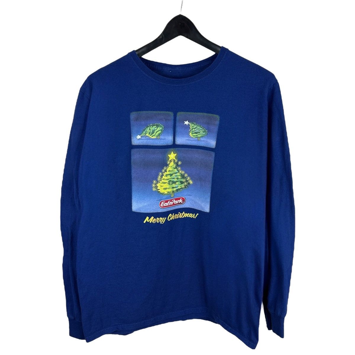 Vintage Vintage Y2K Eat N Park Long Sleeve Promo Shirt Size US M / EU 48-50 / 2 - 1 Thumbnail