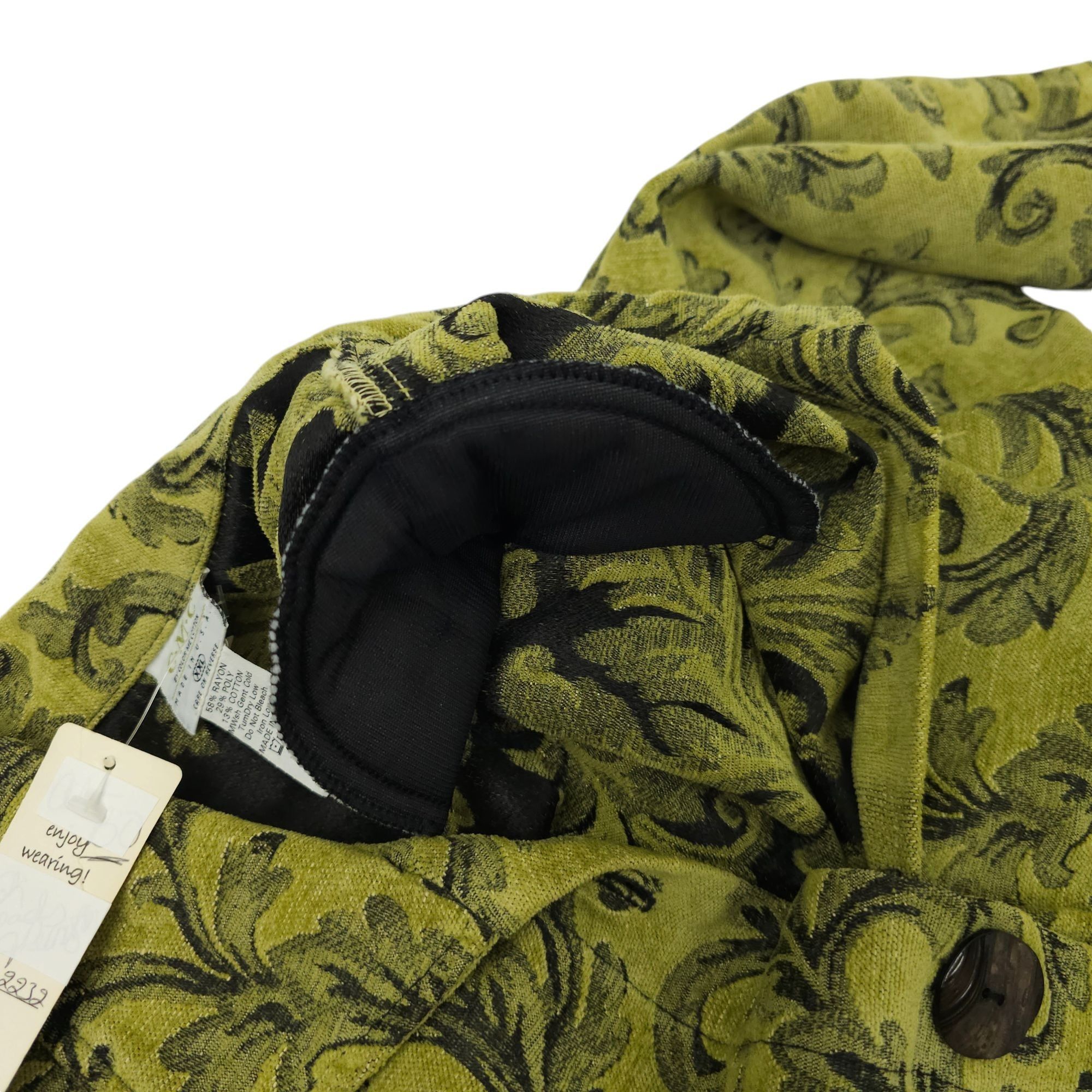 Other CMC Color Me Cotton Floral Button Front Blazer Jacket Womens Size XXL / US 16-18 / IT 52-54 - 9 Thumbnail