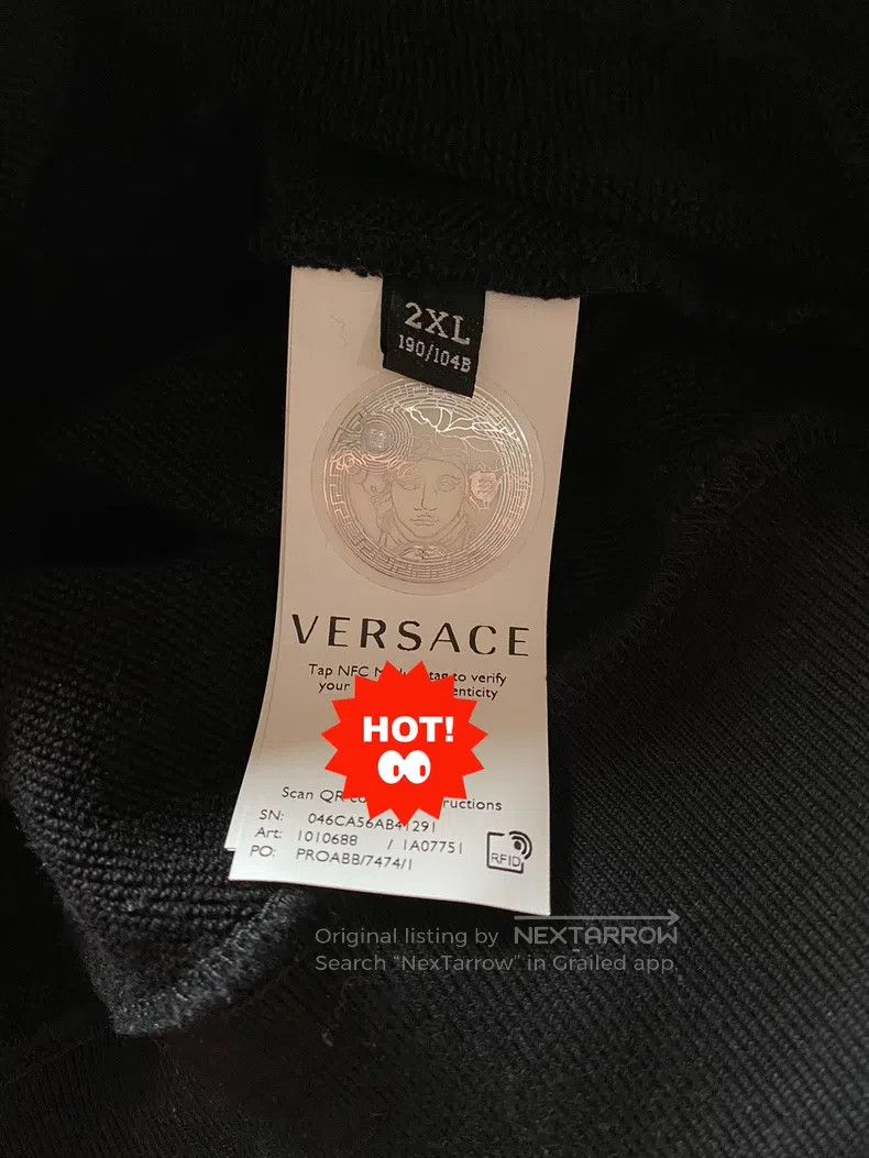 Versace Versace Embroidered sweatshirt Size US XXL / EU 58 / 5 - 4 Thumbnail
