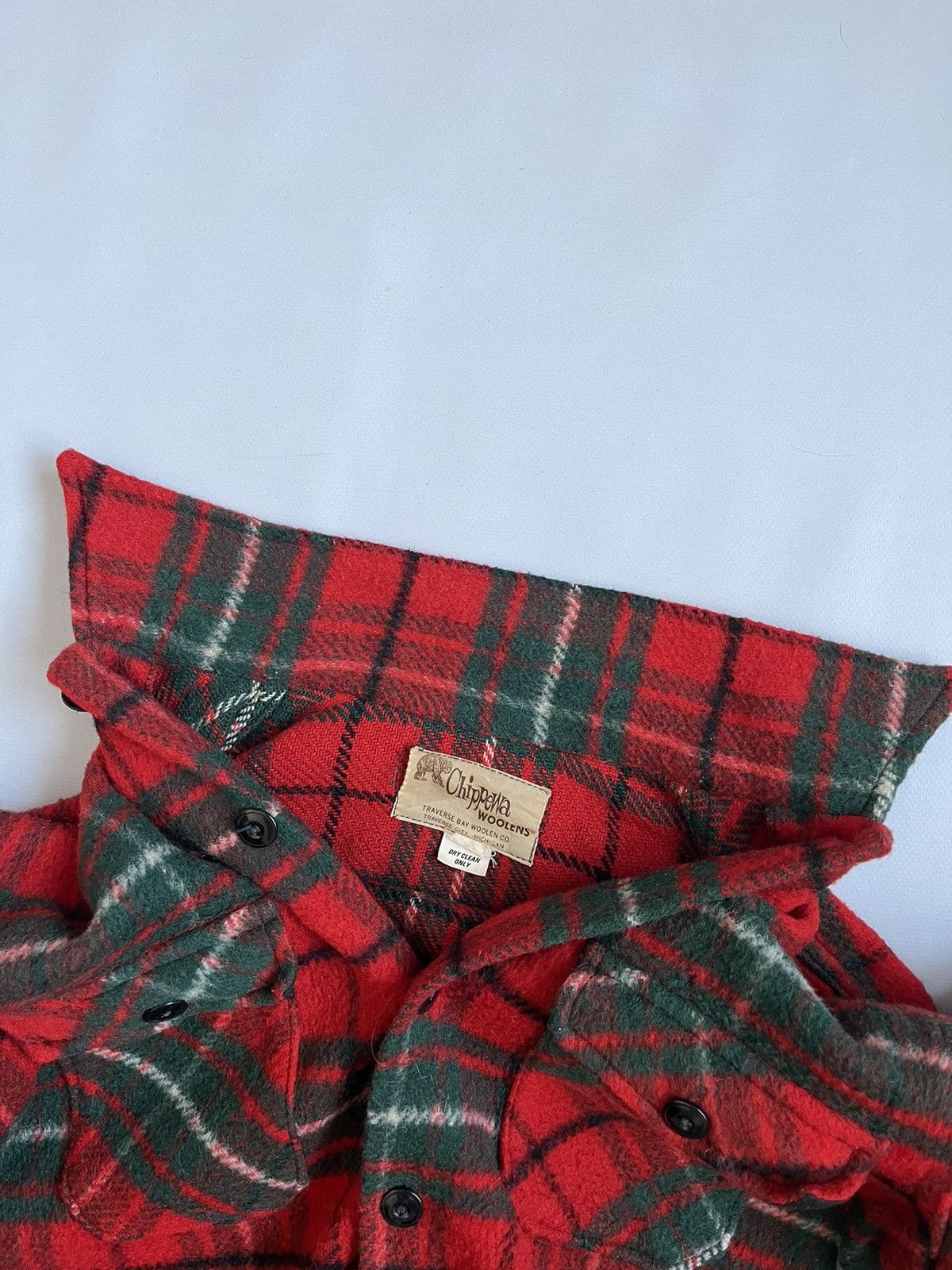 Chippewa Vintage 70s Chippewa Woolens Plaid Button Overshirt Shacket Size US M / EU 48-50 / 2 - 3 Thumbnail
