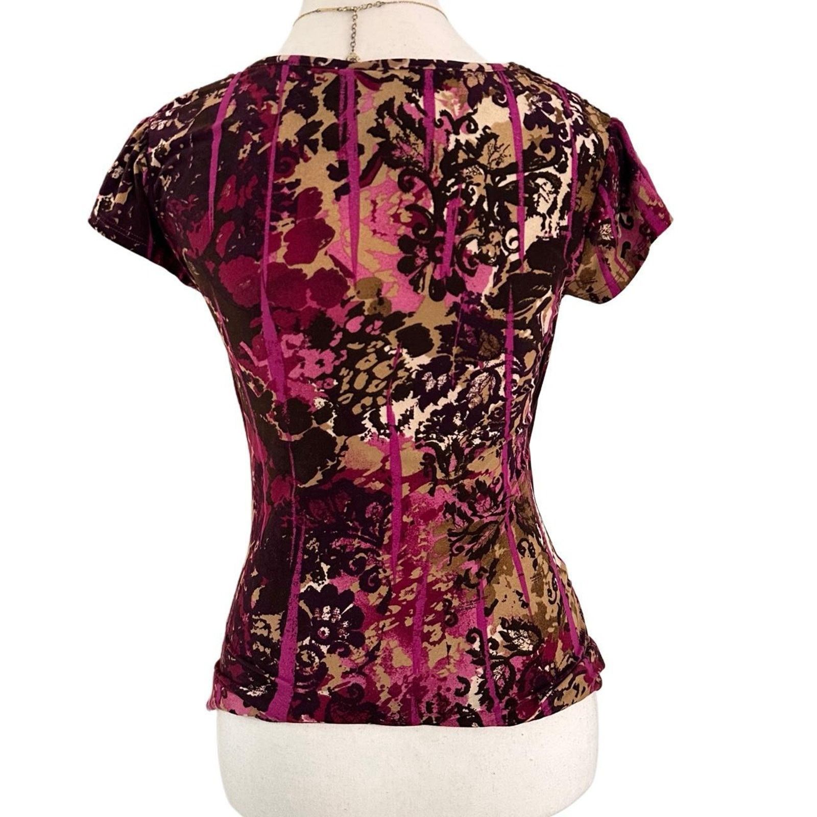 Other Grass Collection 2000s Vintage Double Layered V Neck Size S Size S / US 4 / IT 40 - 2 Thumbnail
