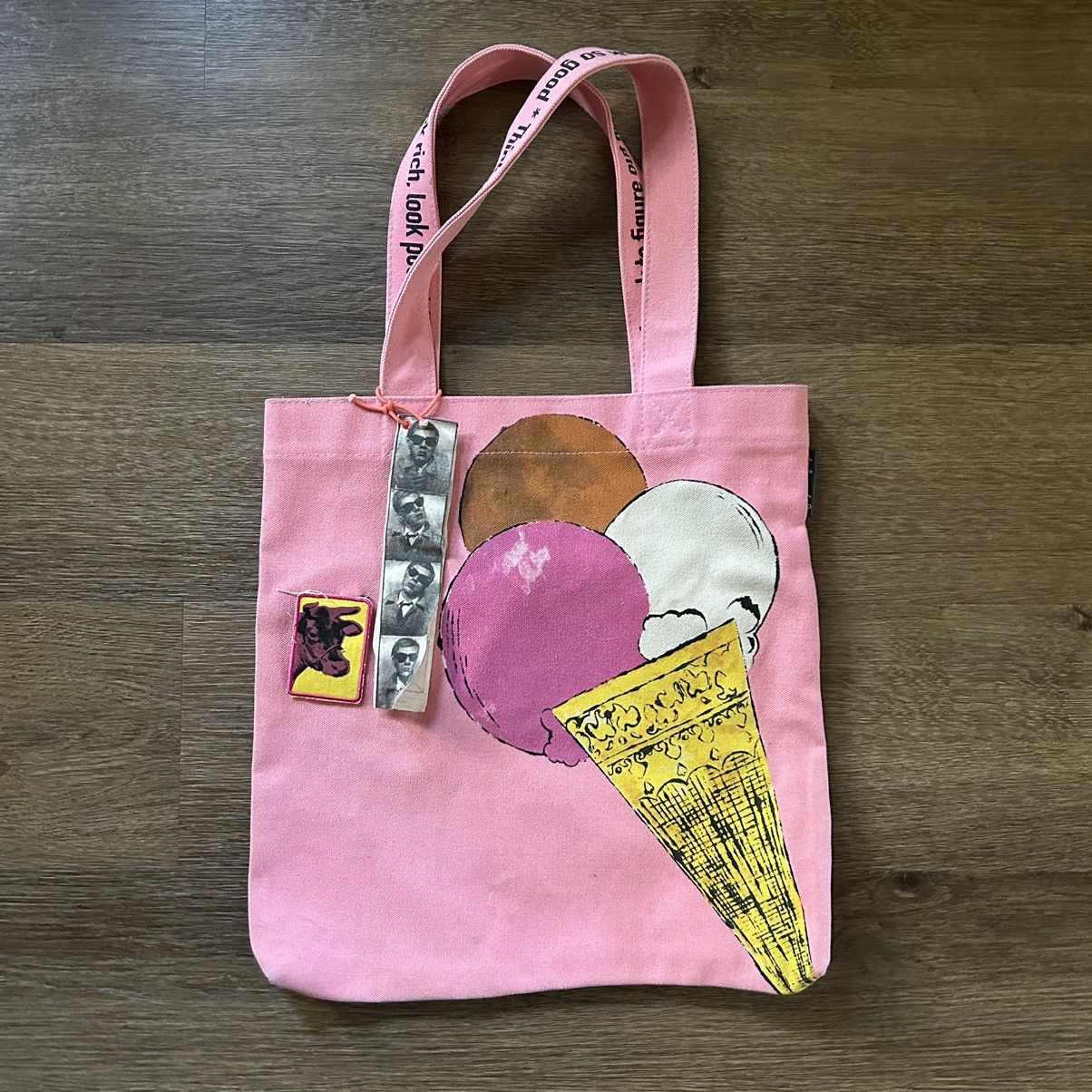 Andy Warhol Pink Andy Warhol Ice Cream Tote Size ONE SIZE - 1 Thumbnail