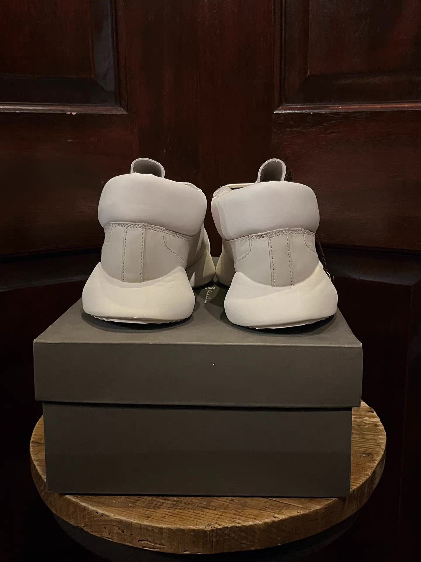 Rick Owens RICK OWENS x ADIDAS Classic Runner Hoof‑Toe Sneakers Ｑ25 Size US 5.5 / EU 38 - 2 Thumbnail