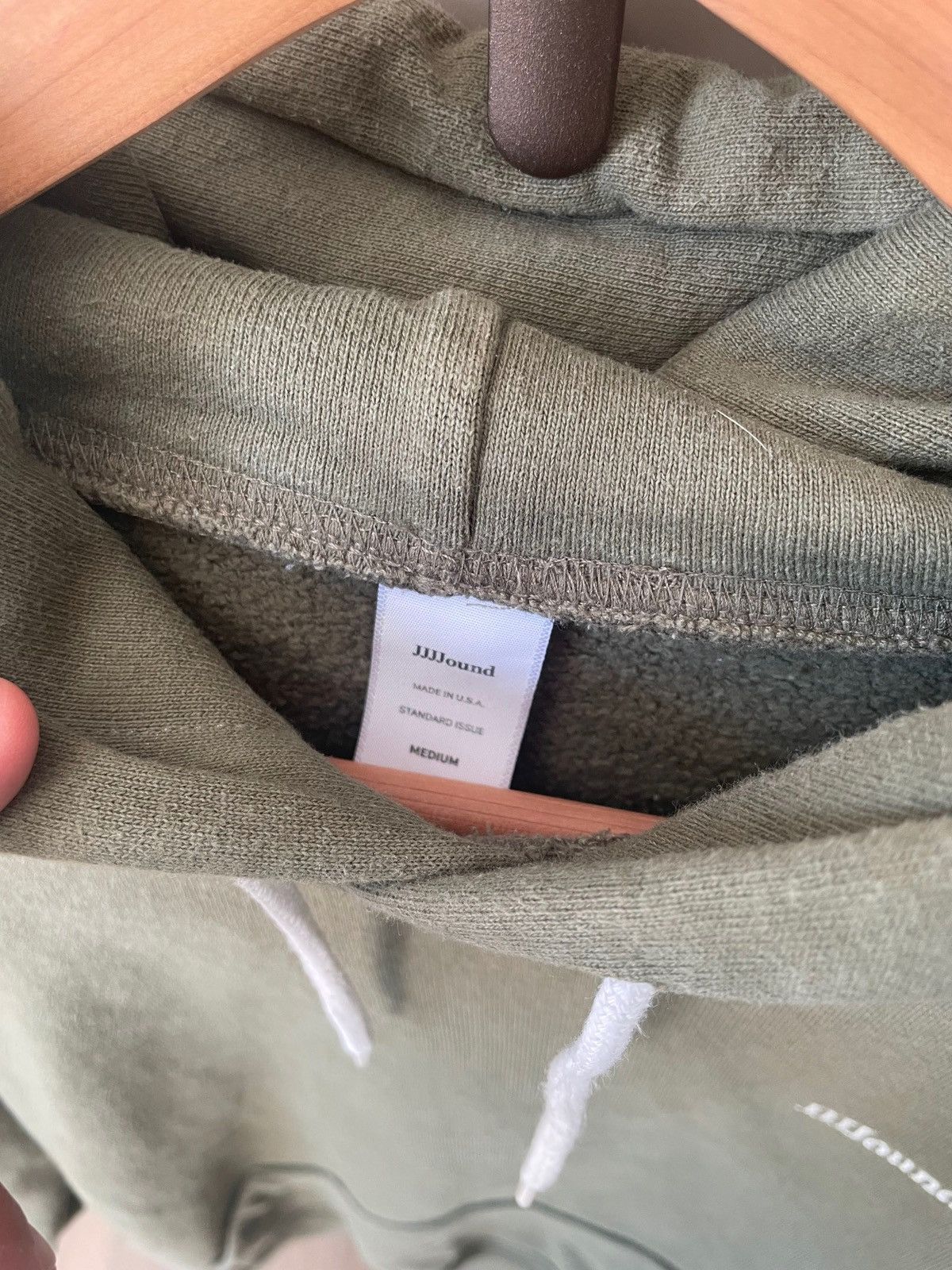 JJJJound Jjjjound j90 olive hoodie Size US M / EU 48-50 / 2 - 3 Thumbnail