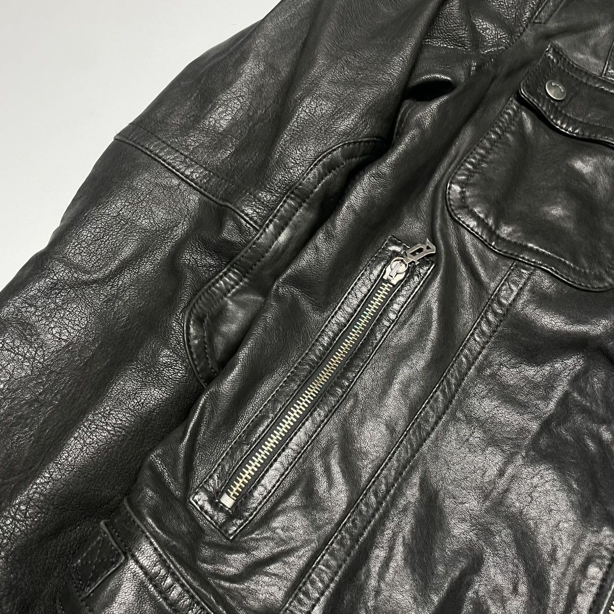 John Galliano John Galliano Military Leather Jacket-Distressed Black Size US S / EU 44-46 / 1 - 7 Thumbnail
