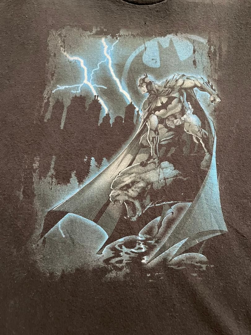 Vintage Batman forever 1995 shirt lightning strikes gotham city Size US L / EU 52-54 / 3 - 2 Thumbnail