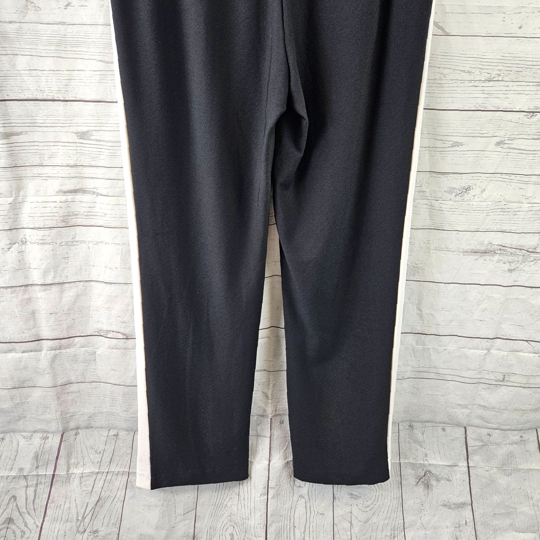 Vintage Lysse Womens Pants Pull On Black White High Rise Sz S Small Button No, keep original? Size 28" / US 6 / IT 42 - 5 Thumbnail