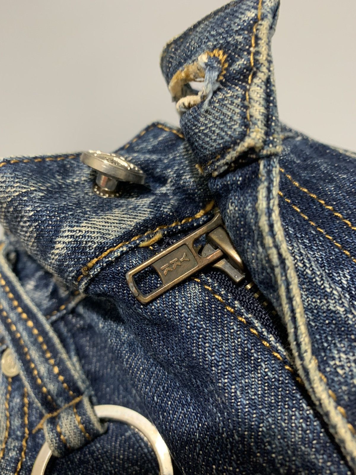 Mastermind Japan × The Rolling Stones MMJ x TRS- 2012- 50th Anniversary of D Rolling Stones Denim Size US 30 / EU 46 - 9 Thumbnail