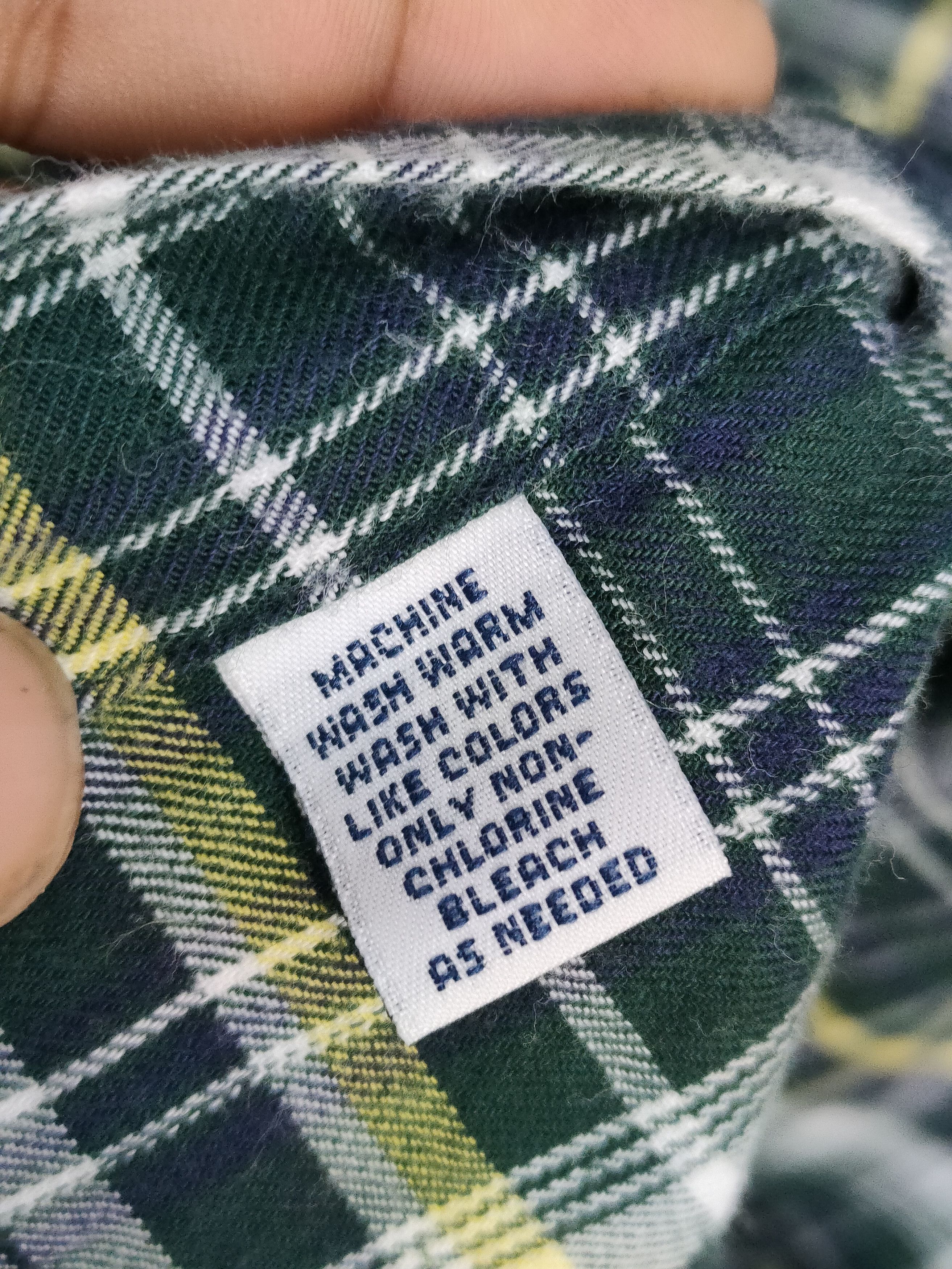 Polo Ralph Lauren × Vintage Vintage Polo Ralph Lauren Flannel Shirt Size US L / EU 52-54 / 3 - 5 Thumbnail
