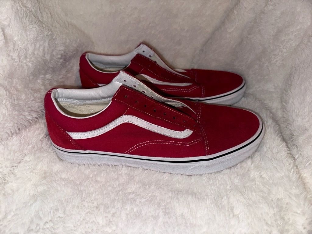 Vans Men's Vans Red Sneakers Size 11.5 Size US 11.5 / EU 44-45 - 1 Thumbnail