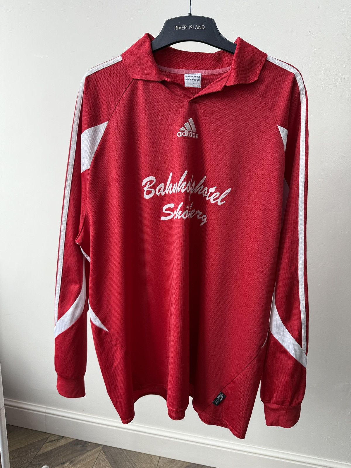 Adidas Vintage Adidas VFL Schwartbuck Jersey Long Sleeve Shirt Size US XL / EU 56 / 4 - 2 Thumbnail