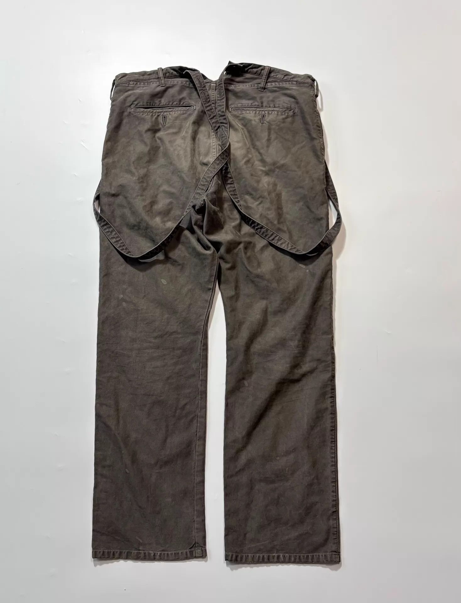 Visvim VISVIM TRAVAILLER BRACES PANTS DMGD 3 95 New Size US 34 / EU 50 - 2 Thumbnail