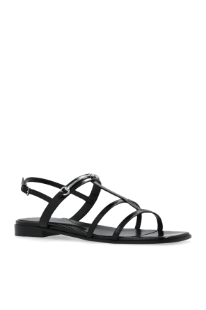 Gucci o1s1wg110125 Flat Sandals in Black Size US 10.5 / IT 40.5 - 2 Thumbnail