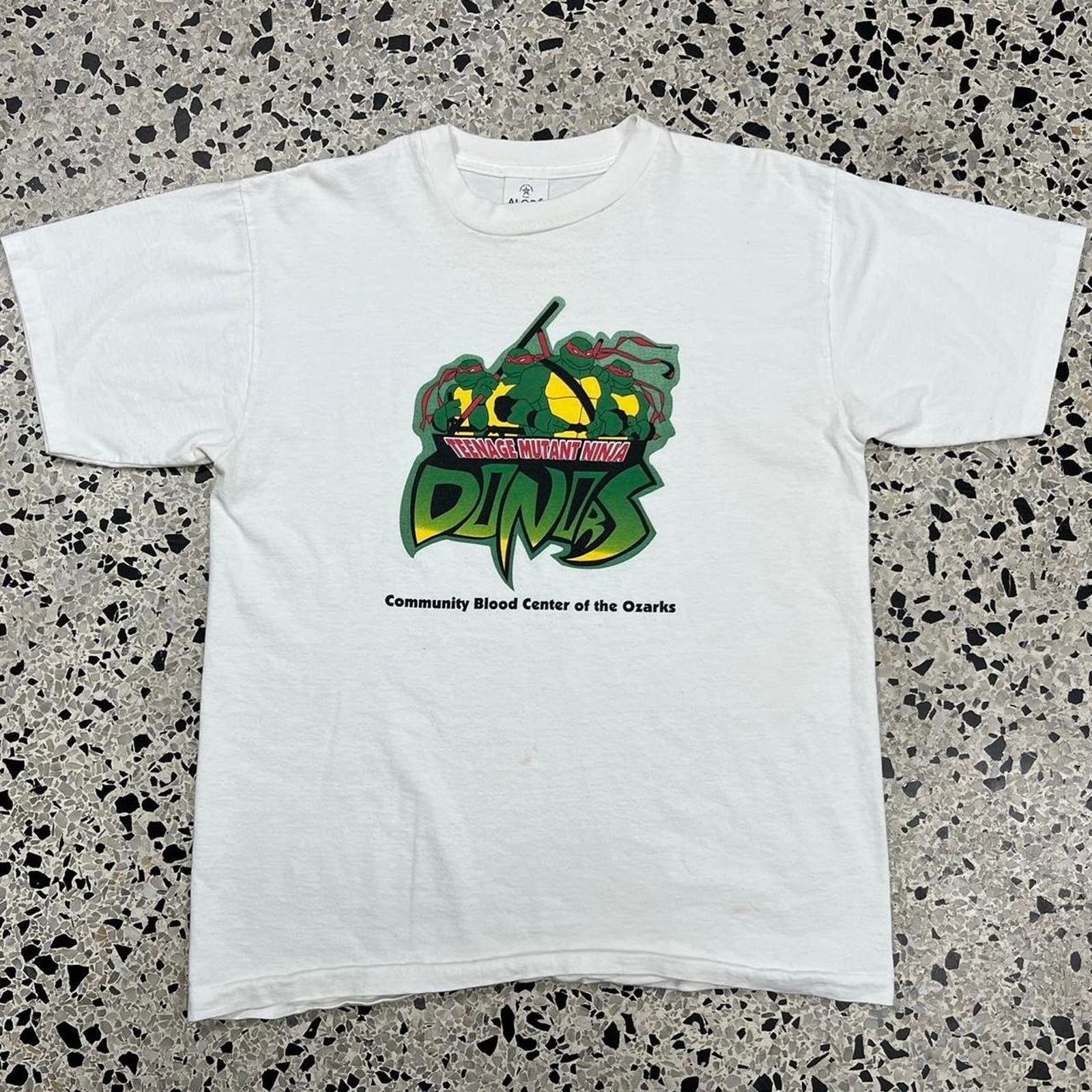 Japanese Brand × Vintage VINTAGE Y2K SINGLE STITCH TEENAGE MUTANT NINJA DONORS TEE Size US L / EU 52-54 / 3 - 1 Thumbnail