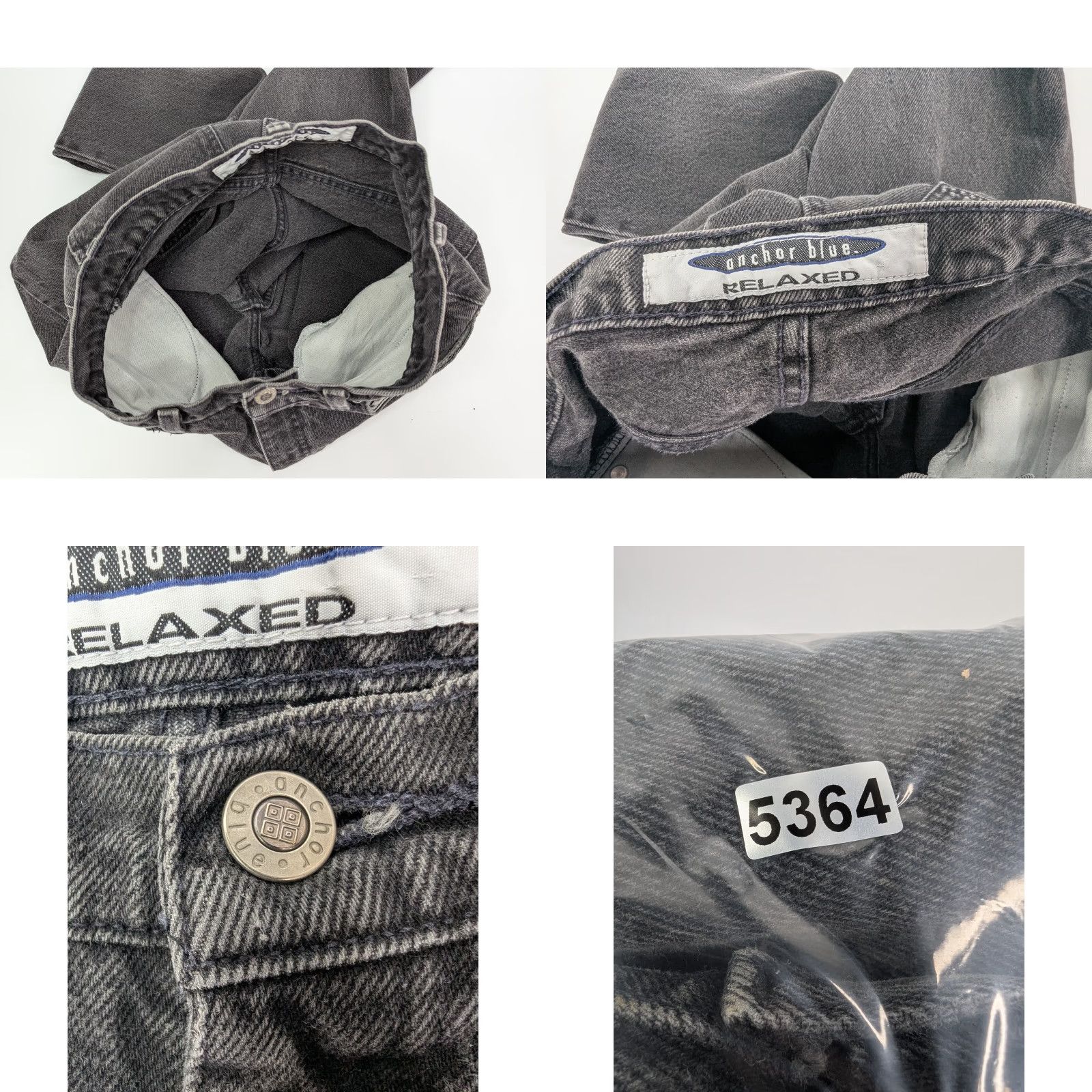 Anchor Blue VINTAGE Anchor Blue Jeans Relaxed Women's 28x30 Black Denim 30 Inseam Y2k Style Size 28" / US 6 / IT 42 - 8 Thumbnail