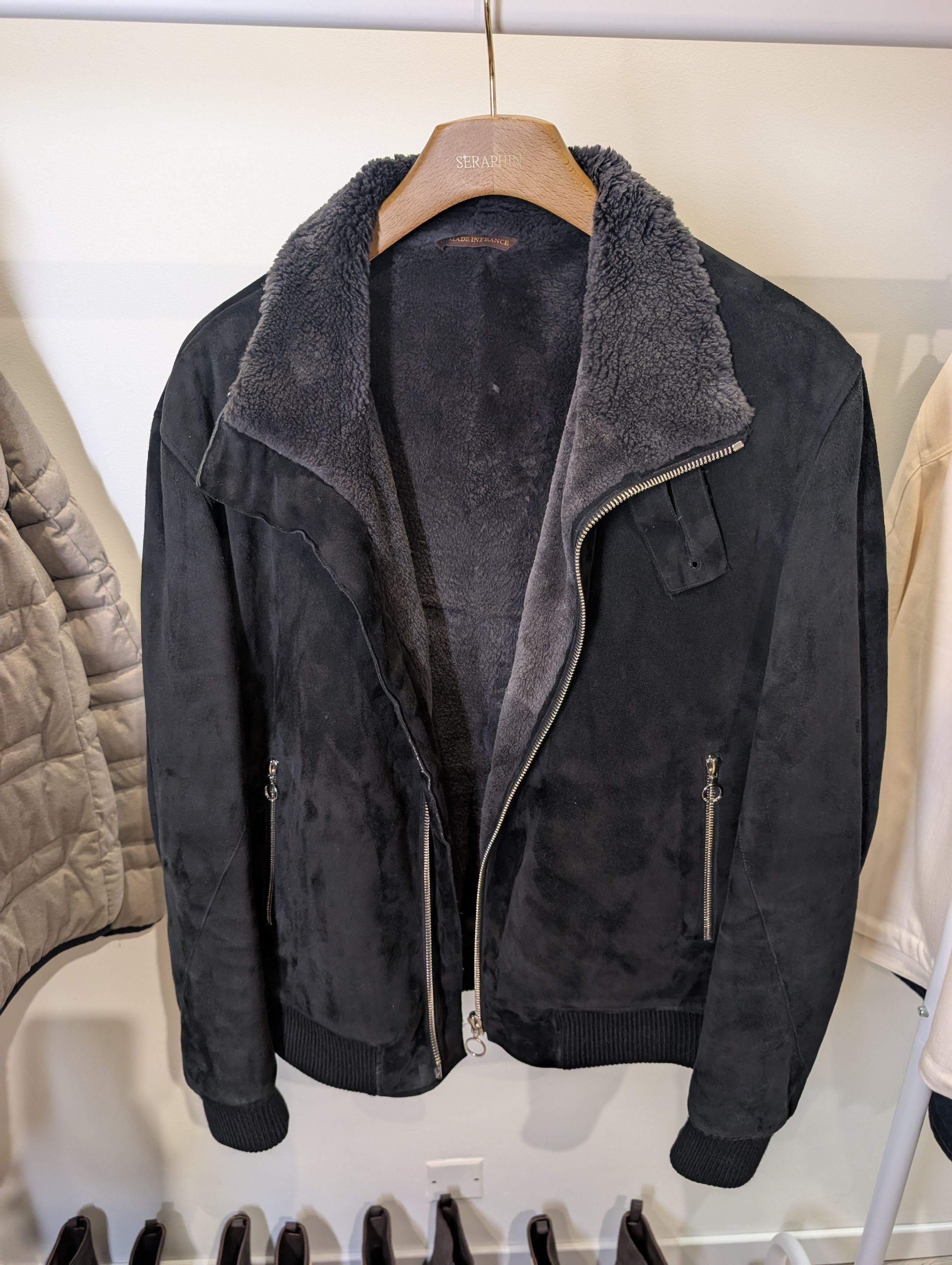SERAPHIN Veste Séraphin Deer leather & Nutria Fur - Size 46 Size US S / EU 44-46 / 1 - 4 Thumbnail