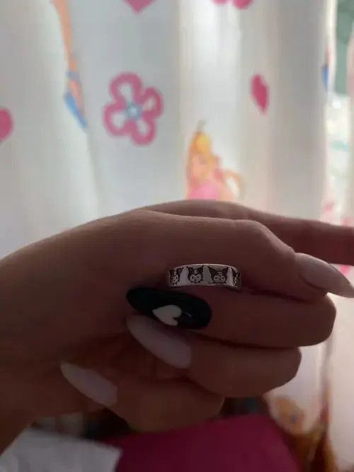 Japanese Brand Full Print Kurami Hello Kitty Adjustable Ring Size ONE SIZE - 3 Thumbnail