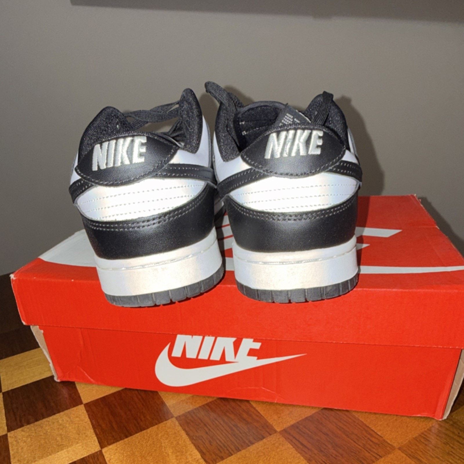 Nike Nike Dunk Low Retro PANDA White Black DD1391-100 Men' 11.5 Size US 11.5 / EU 44-45 - 4 Thumbnail