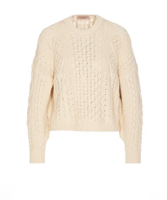 TWINSET TWINSET Women Sweater 251TP3461 12140 Beige Size XS / US 0-2 / IT 36-38 - 1 Thumbnail