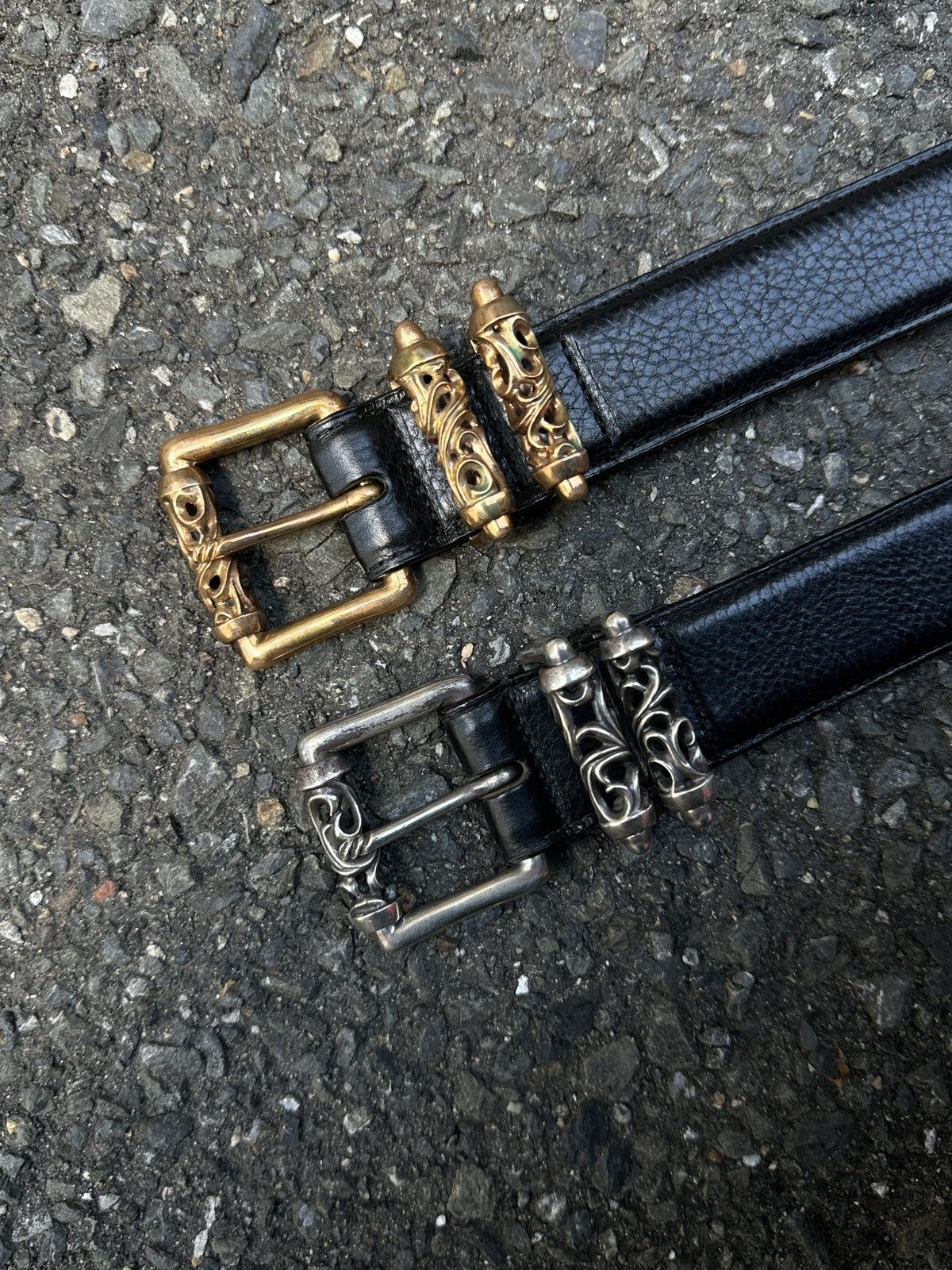 Chrome Hearts Chrome Hearts Bronze Roller Belt Size 32 - 4 Thumbnail