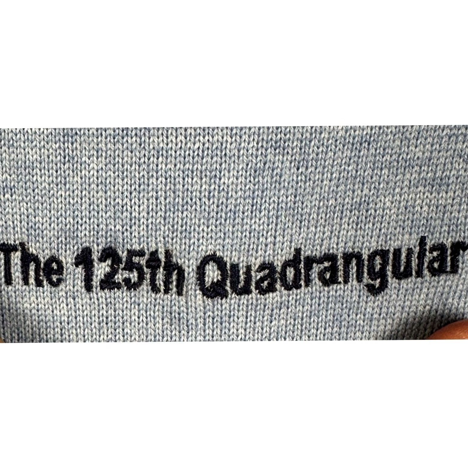 Vintage Fairway & Greene Baruffa Merino Wool Quarter Zip Sweater Vest Mens Large Blue Mock Neck Lined Embroidered Logo 1/4 Zip Vintage No Gart? Size US L / EU 52-54 / 3 - 6 Thumbnail