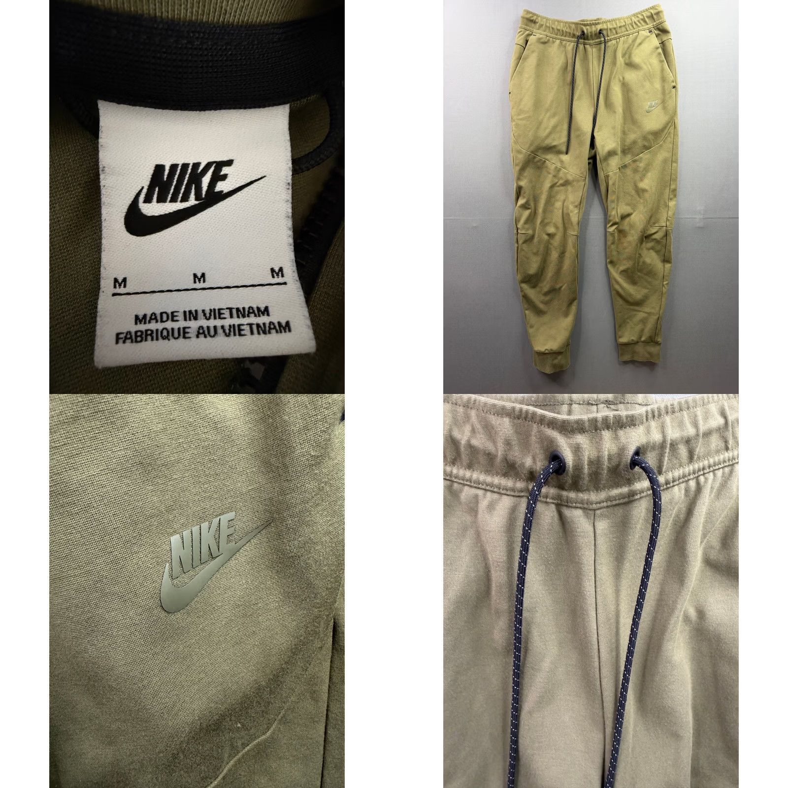 Nike Nike Tech Fleece Tracksuit Mens Olive Green Full Zip Hoodie Joggers Set M Size US M / EU 48-50 / 2 - 8 Thumbnail
