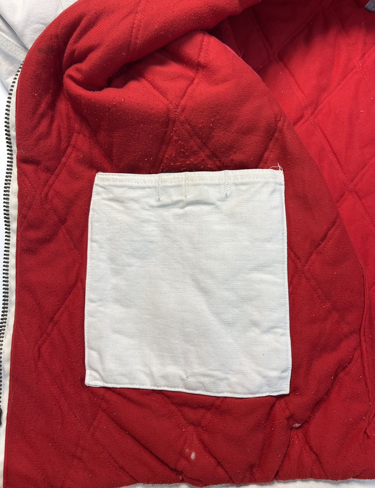 Carhartt VINTAGE CARHARTT White Bomber Jacket Custom Skeleton Size US L / EU 52-54 / 3 - 13 Thumbnail