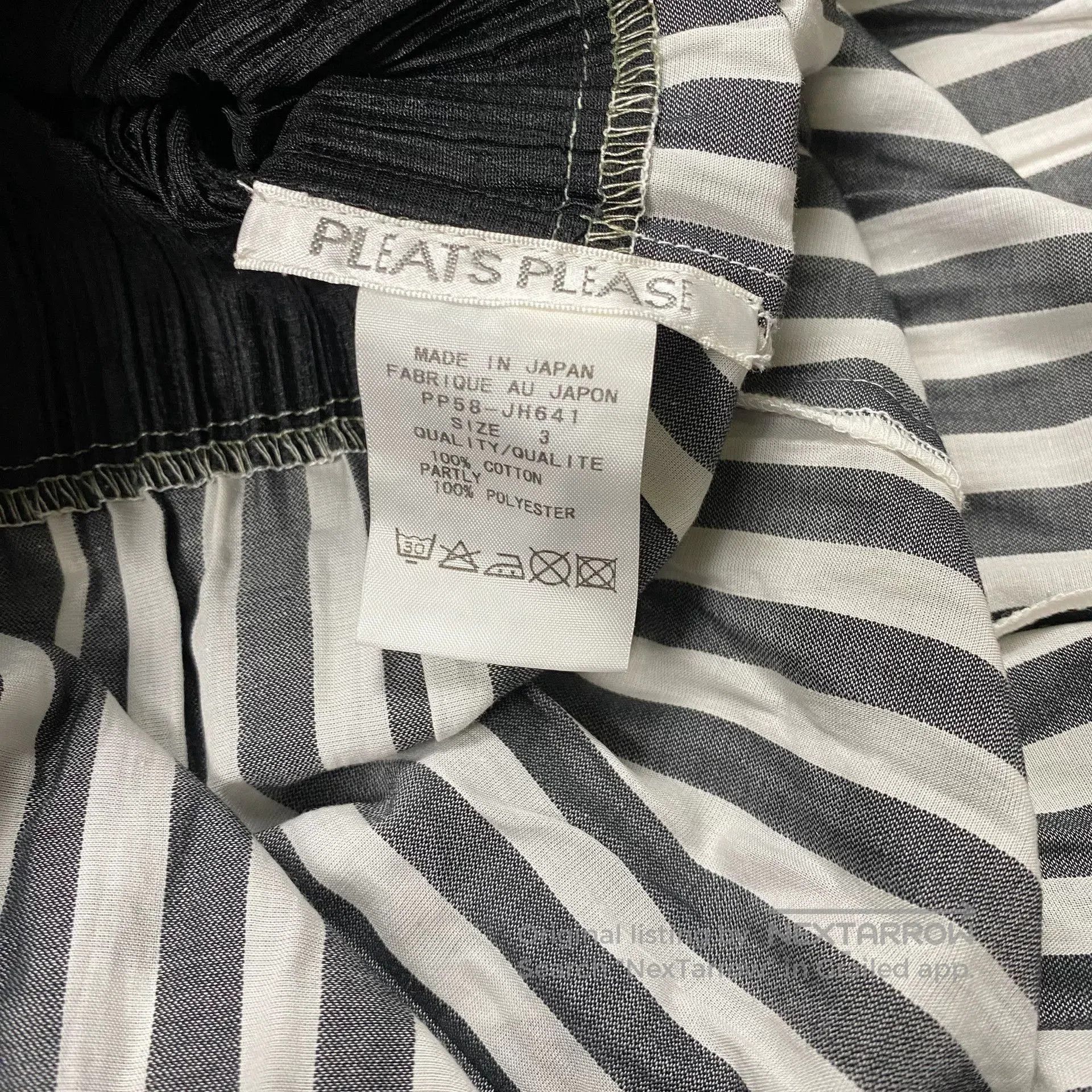 Pleats Please Issey Miyake Issey Miyake Pleats Please Striped Dress. Size L / US 10 / IT 46 - 4 Thumbnail