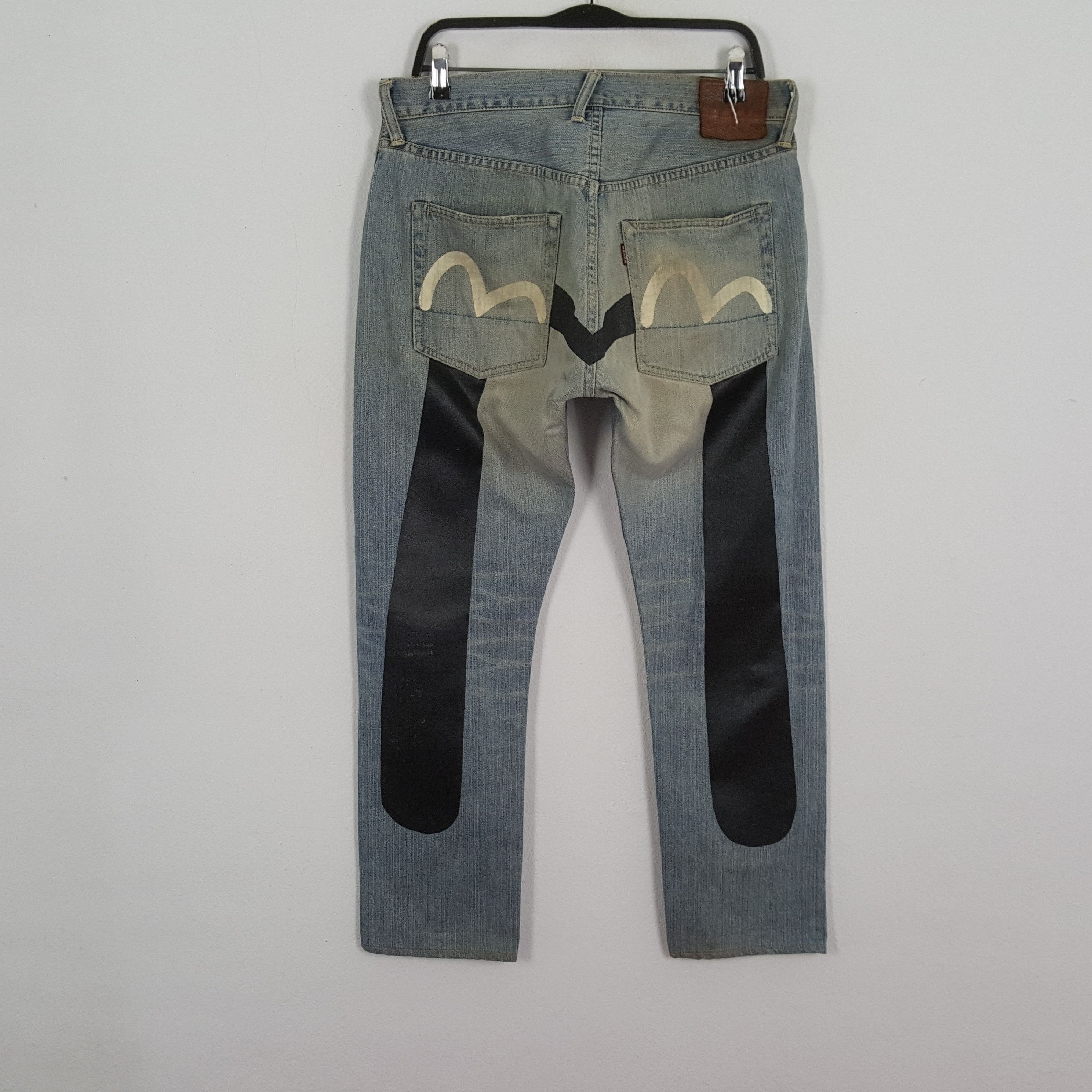 Evisu × Japanese Brand × Vintage EVISU Japanese Brand Streetwear Custom Daicock Jeans Size US 32 / EU 48 - 1 Thumbnail