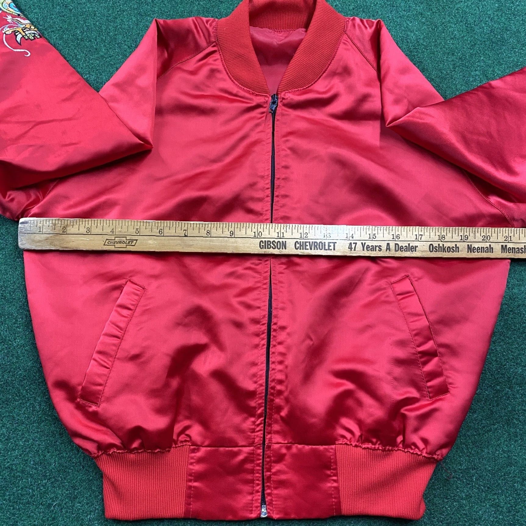 Vintage VINTAGE Korea Jacket Mens S Red 80S Military Full Zip Souvenir Embroidered Coat Jacket Size US S / EU 44-46 / 1 - 7 Thumbnail