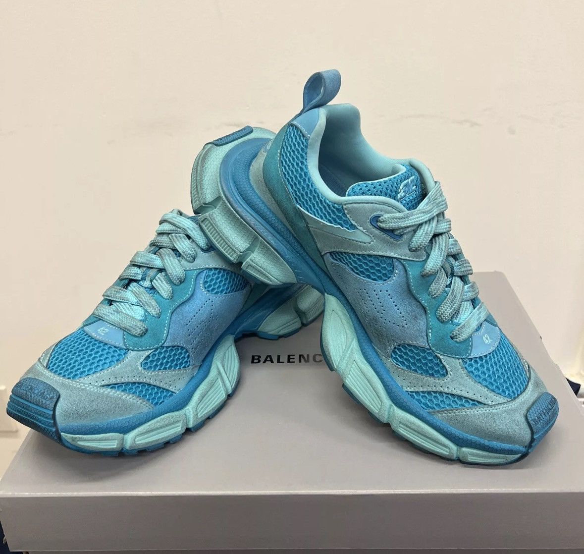 Balenciaga Balenciaga 3XL blue mix size 42 Size US 9 / EU 42 - 1 Thumbnail