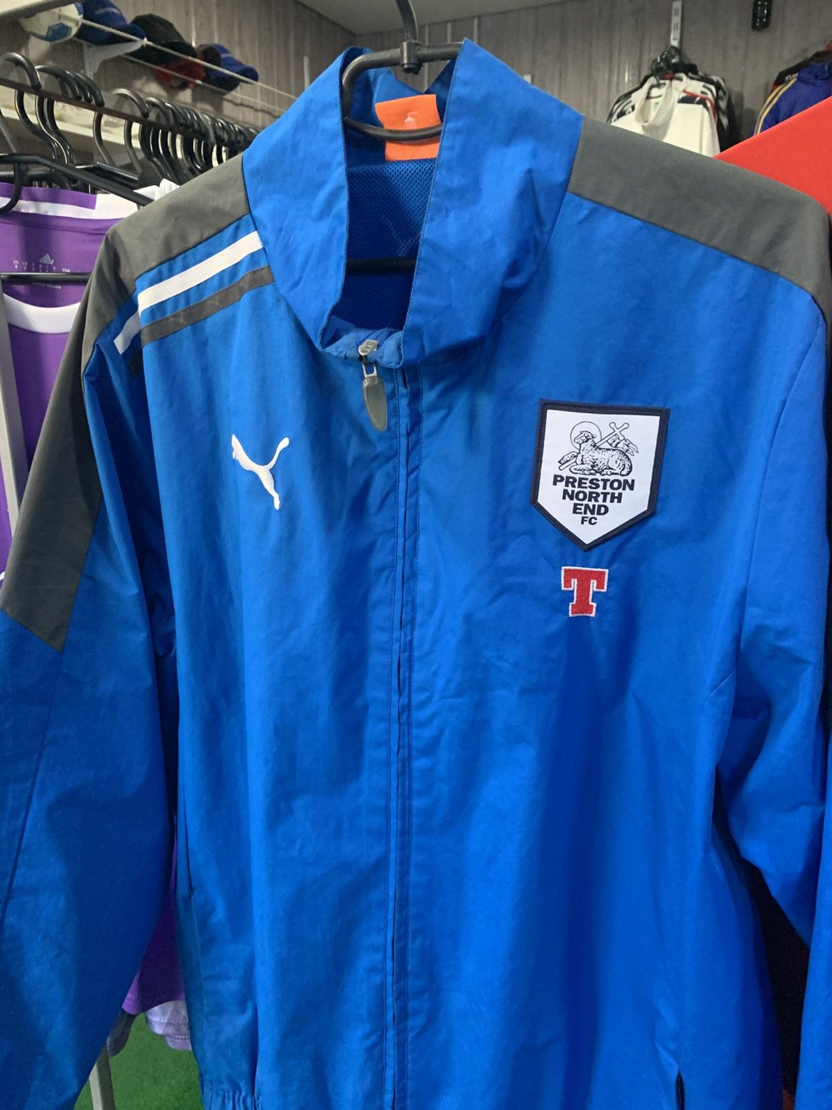 Puma × Vintage Vintage Preston North End FC Track Training Jacket Navy PUMA Size US L / EU 52-54 / 3 - 3 Thumbnail