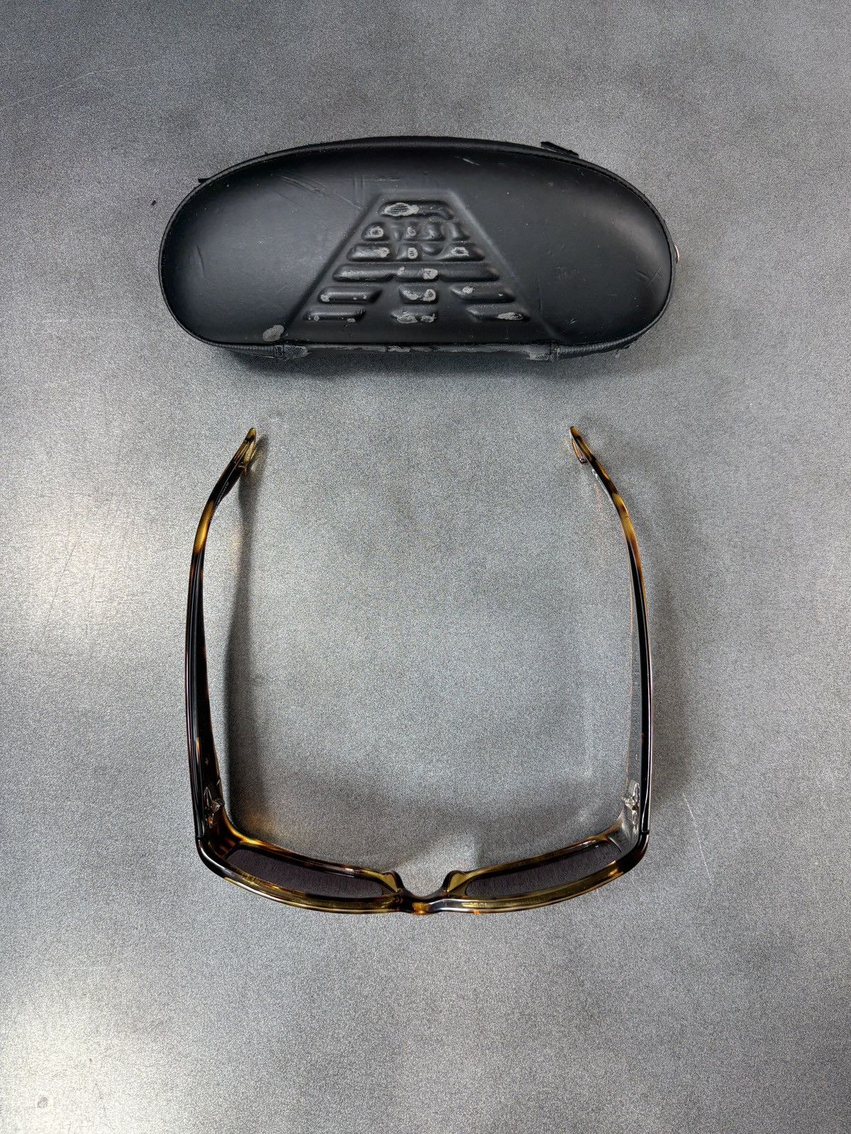 Emporio Armani × Giorgio Armani Emporio Armani Sunglasses Sporty EA 9538/S Wrap Y2K Brown Size ONE SIZE - 6 Thumbnail