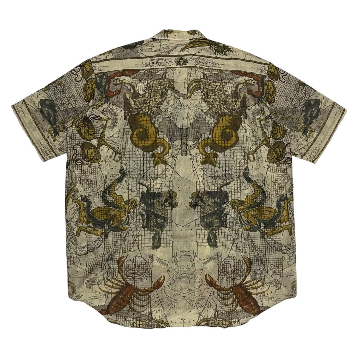 Jean Paul Gaultier × Vintage 💥RARE🔥SS94 Jean Paul Gaultier Run Away Zodiac Shirt Size US M / EU 48-50 / 2 - 3 Thumbnail