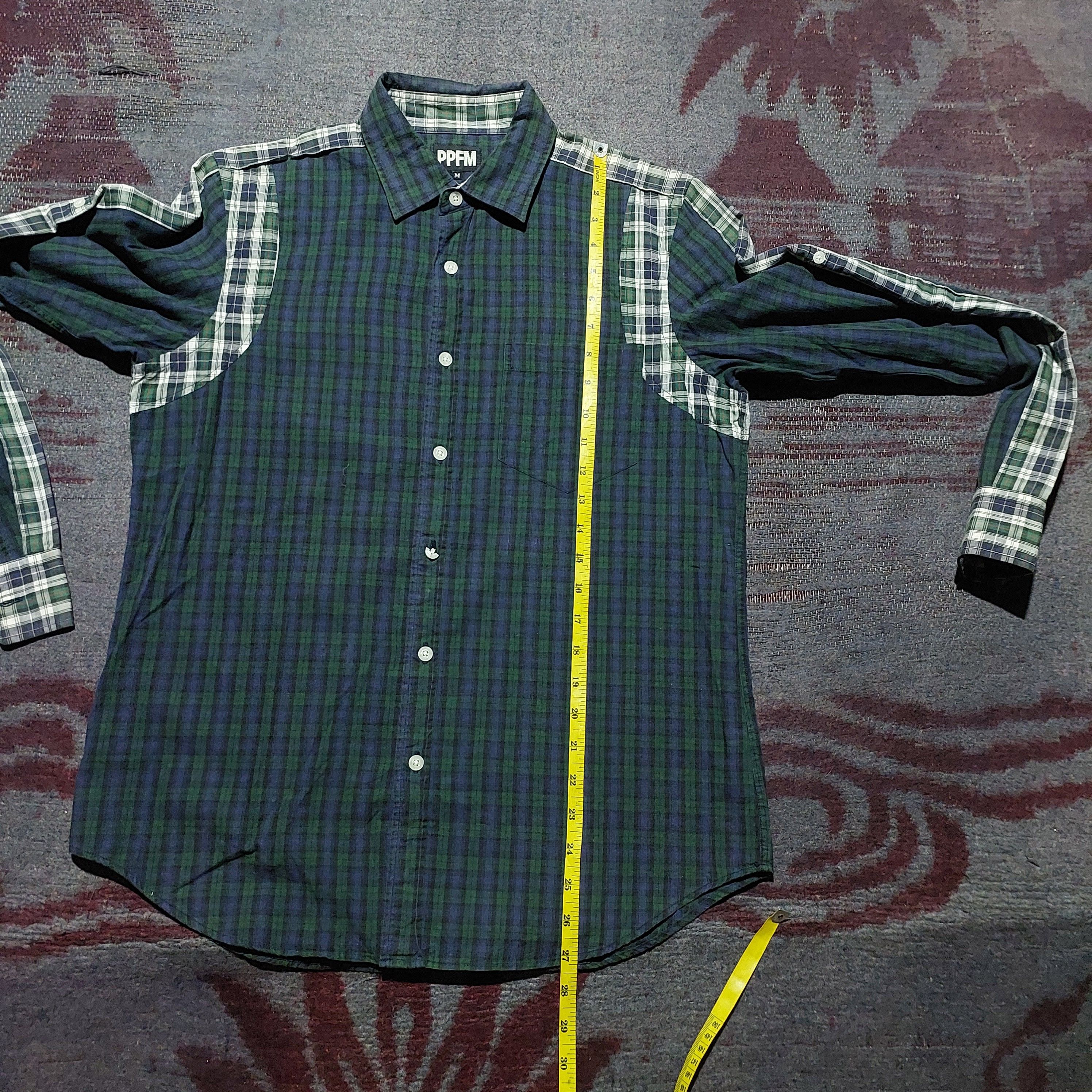 PPFM PPFM checkered plaid L/s shirt Size US M / EU 48-50 / 2 - 13 Thumbnail