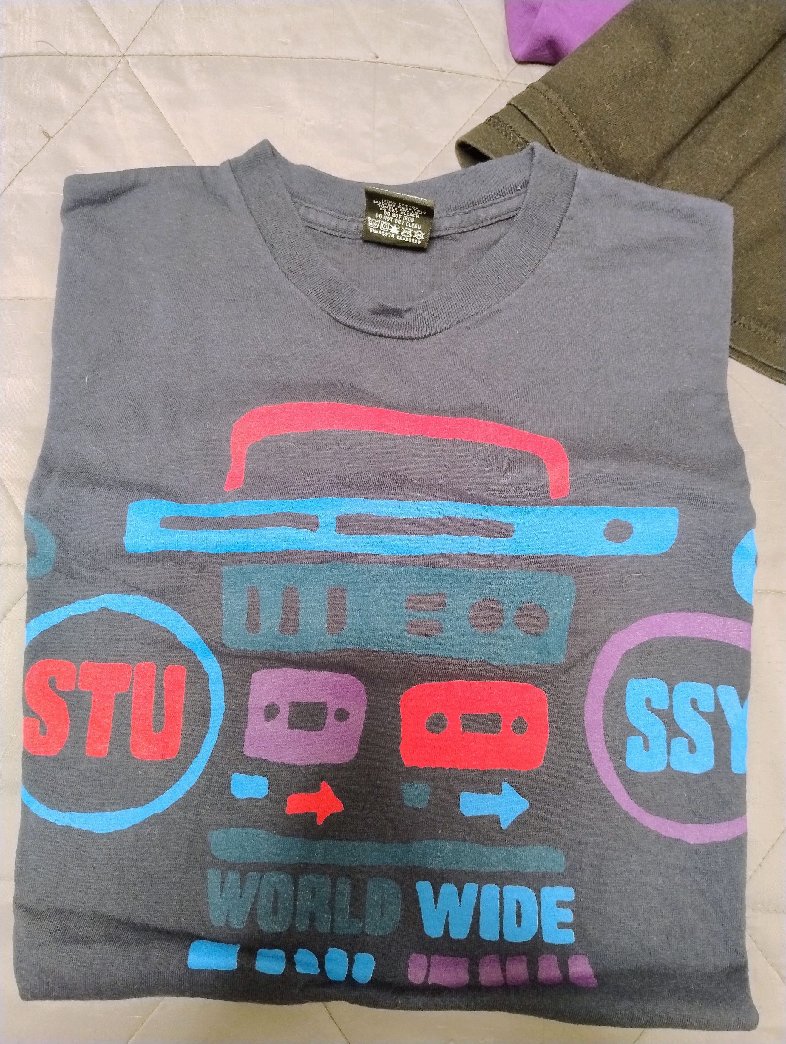 Stussy Vintage Stussy T-shirt. Worn twice. Size US L / EU 52-54 / 3 - 1 Thumbnail