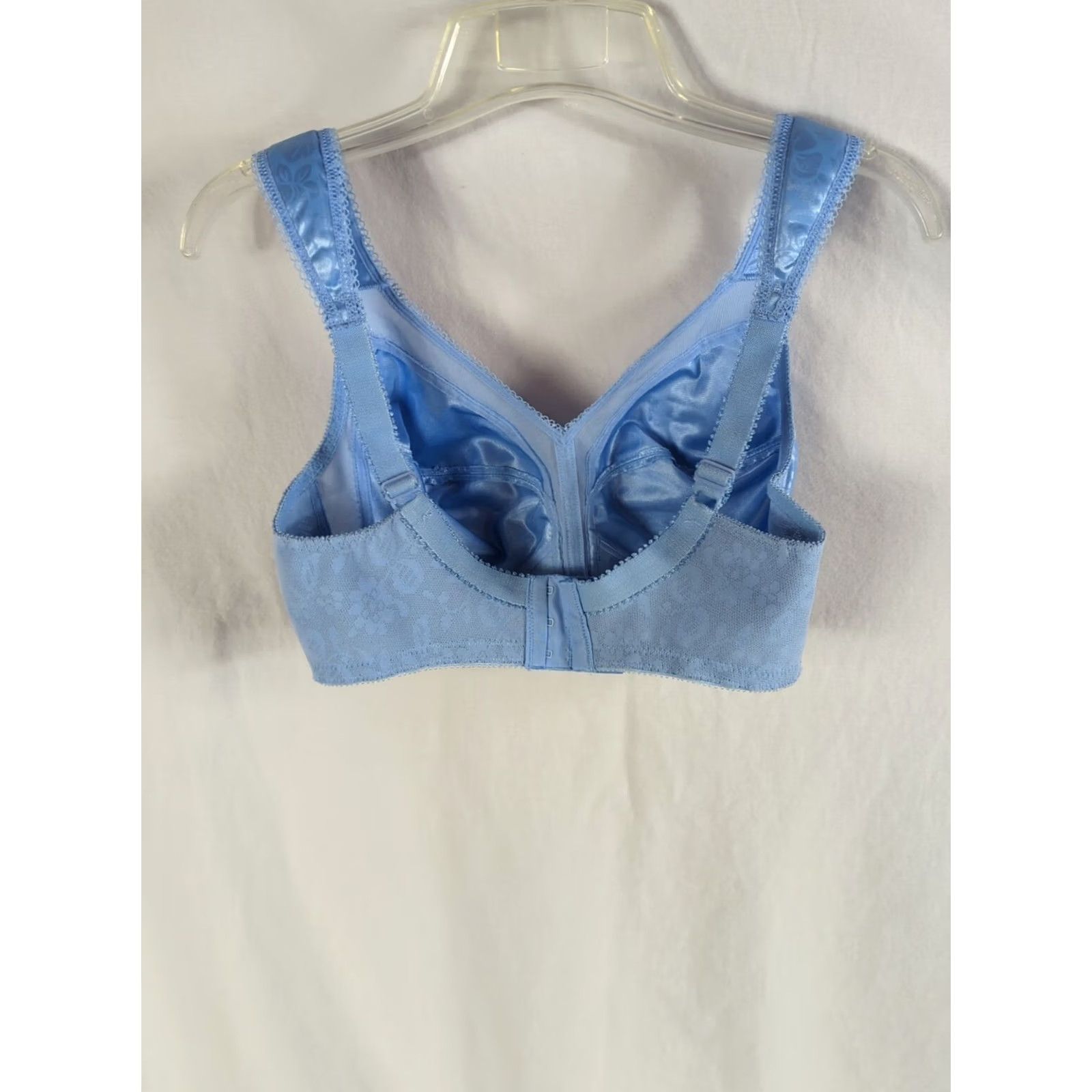 Vintage Playtex 18 Hour Wireless Bra 38C Blue Solid T-Shirt Women's Size ONE SIZE - 5 Thumbnail