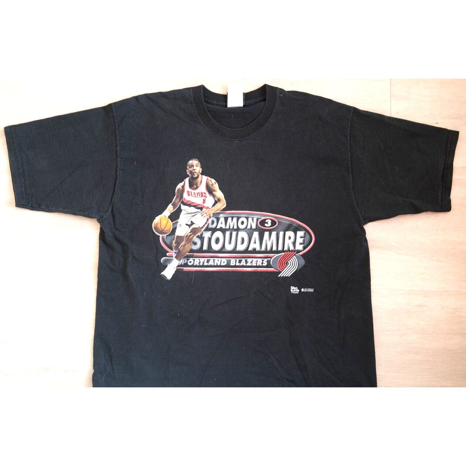 Pro Player Pro Player Damon Stoudamire Portland Trail Blazers T-Shirt Size US XL / EU 56 / 4 - 2 Thumbnail