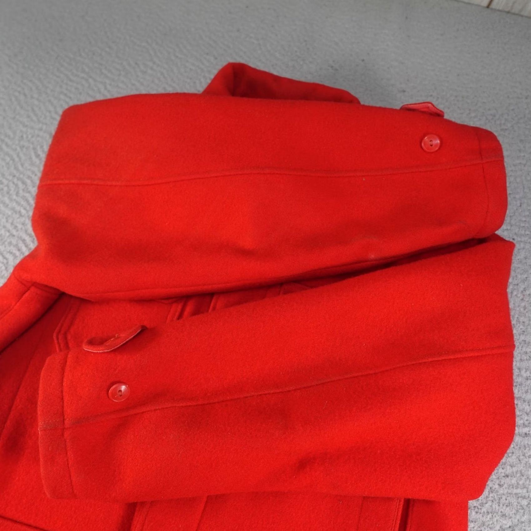 Vintage VINTAGE Woolrich Coat Mens 40 Red Wool Mackinaw Cruiser Cargo Field Hunting 60s Size US XXS / EU 40 - 6 Thumbnail
