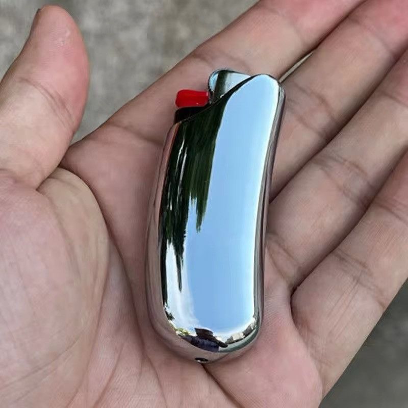 Vintage Ice Mirror J5 Lighter Case Metal Size ONE SIZE - 1 Thumbnail