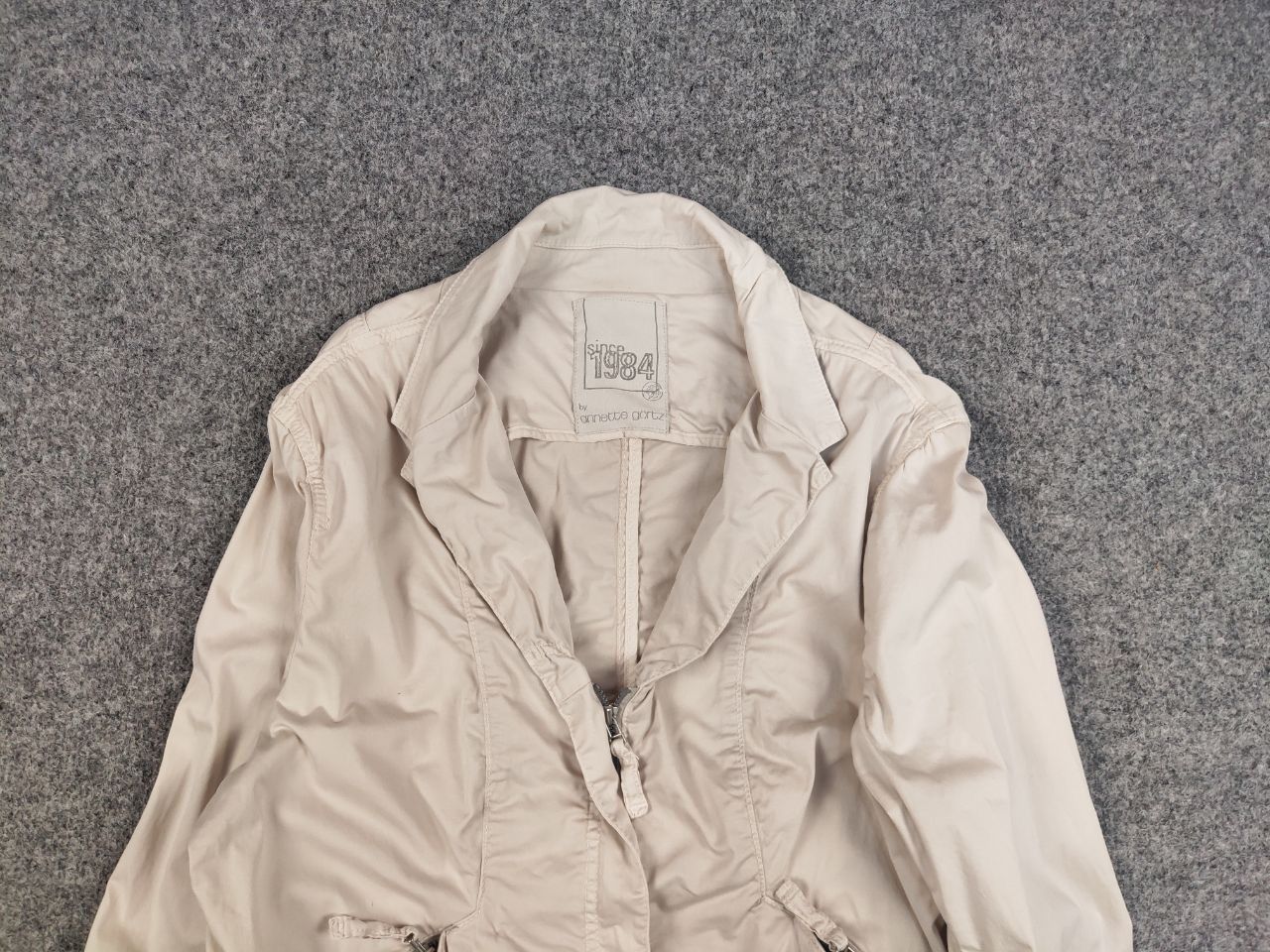 Annette Gortz Vintage Annette Gortz Cotton Light Blazer Zip Jacket Size M / US 6-8 / IT 42-44 - 8 Thumbnail