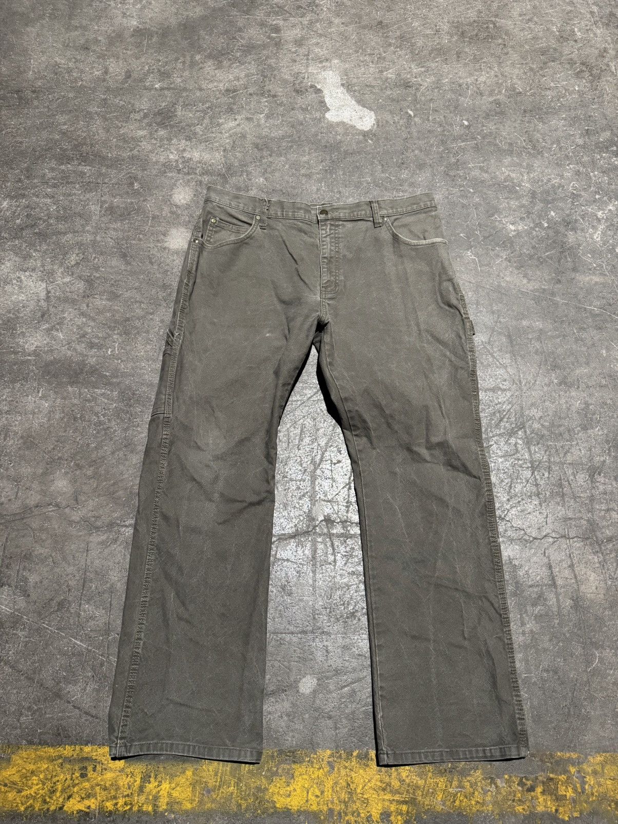 Dickies × Vintage Vintage Dickies Gray Carpenter Work Pants 34x34 Size US 34 / EU 50 - 13 Thumbnail
